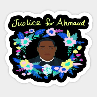 Justice for Ahmaud Sticker